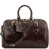 Кожаная дорожная сумка Tuscany Leather TL141248 Dark Brown Voyager Кожаная дорожная сумка Tuscany Leather TL141248 Dark Brown Voyager