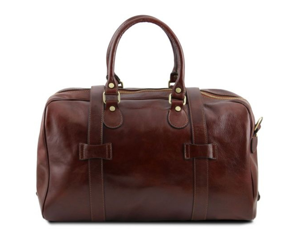 Кожаная дорожная сумка Tuscany Leather TL141248 Dark Brown Voyager - Фото № 3