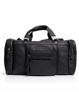 Стильная дорожная сумка из натуральной кожи Hill Burry HB15292HB (чёрная, Crazy Horse)