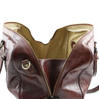 Светло-коричневая дорожная сумка Tuscany Leather TL141248 Med Voyager - Фото № 102