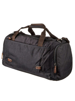 Текстильная дорожная сумка Vintage 20136 (Чёрный)