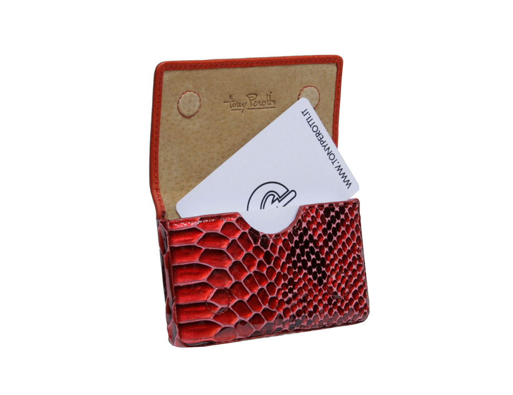 Візитниця (кредитниця) Tony Perotti Fashion 2678 rosso (червоний) - Фотографія № 2