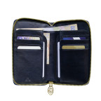 Синий женский кошелёк из натуральной кожи Tony Perotti Topkapi 3441 navy - Фото № 103