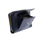 Синий женский кошелёк из натуральной кожи Tony Perotti Topkapi 3441 navy - Фото № 104