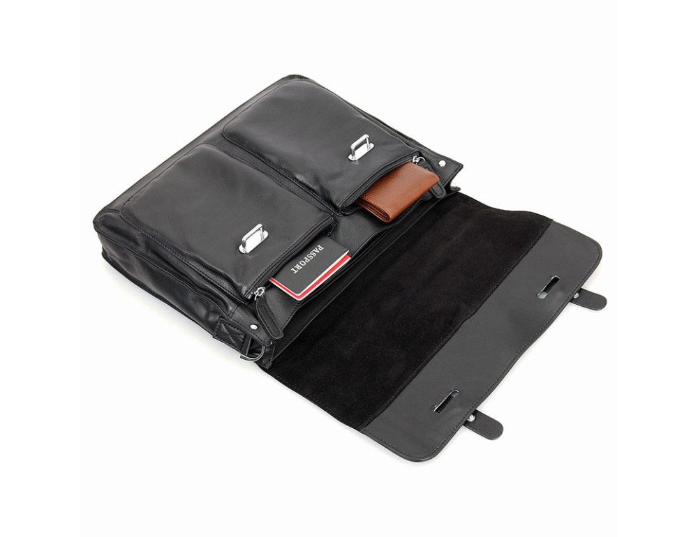 Чоловіча шкіряна сумка TIDING BAG 7013A - Фотографія № 4