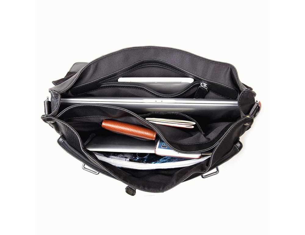 Чоловіча шкіряна сумка TIDING BAG 7013A - Фотографія № 6