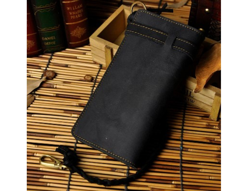 Чоловічий гаманець Tiding Bag 8031A Чорний - Фотографія № 2