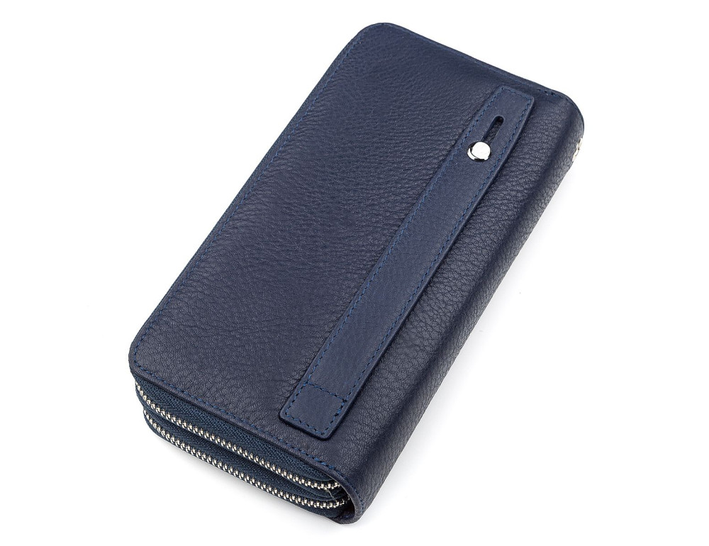 Синій шкіряний клатч ST Leather ST127B - Фотографія № 2