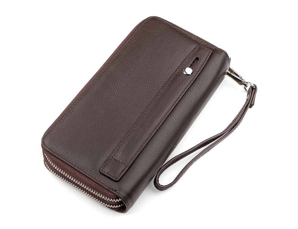 Коричневий шкіряний клатч ST Leather ST127C - Фотографія № 2