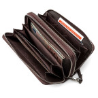 Коричневий шкіряний клатч ST Leather ST127C - Фотографія № 102