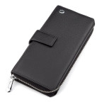 Чорний шкіряний гаманець ST Leather ST128A - Фотографія № 100