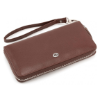Коричневий шкіряний клатч ST Leather ST138-3C - Фотографія № 100