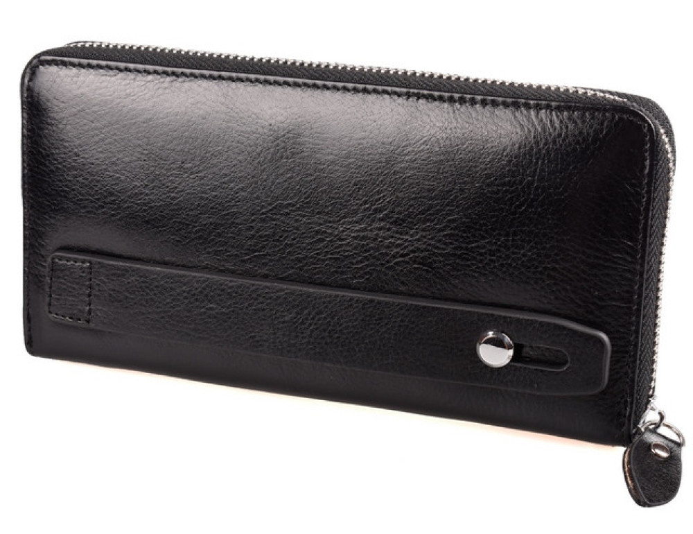 Чорний шкіряний клатч ST Leather ST138-3A - Фотографія № 3