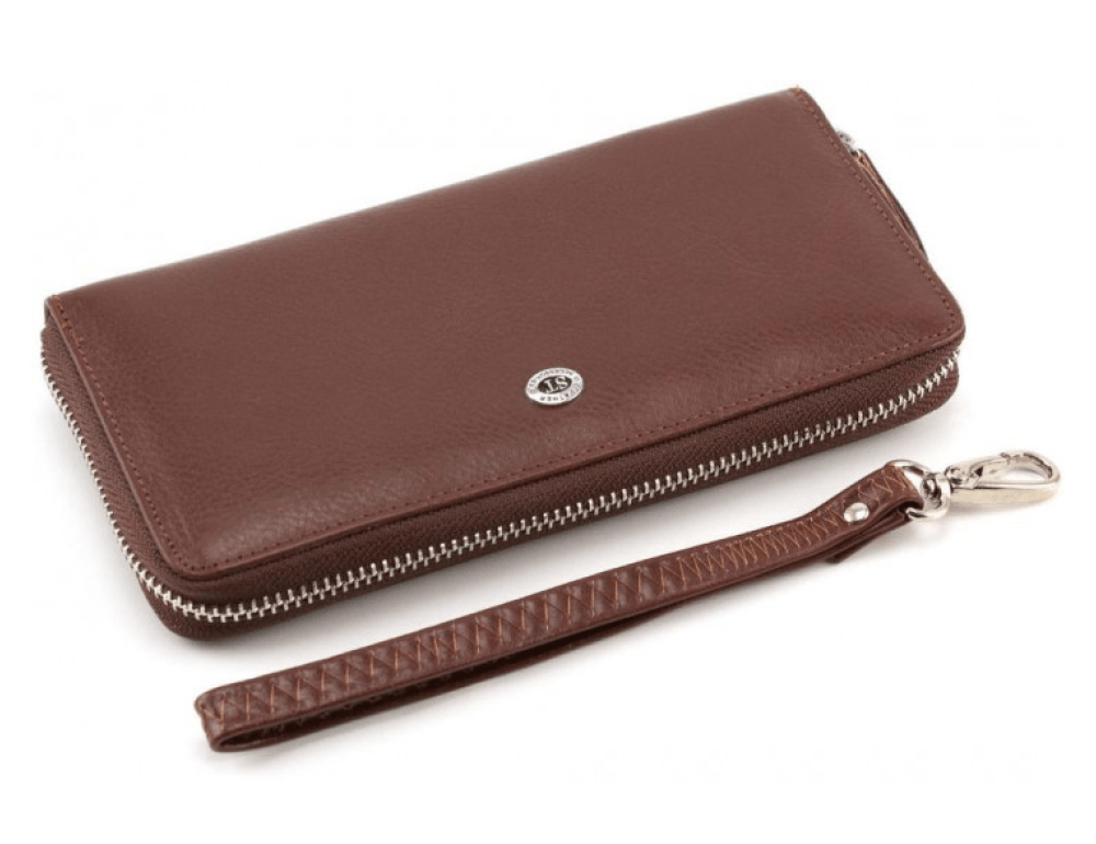Коричневий шкіряний клатч ST Leather ST138-3C - Фотографія № 4