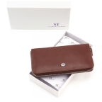 Коричневий шкіряний клатч ST Leather ST138-3C - Фотографія № 104
