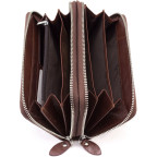 Коричневий шкіряний клатч на два відділення ST Leather ST139-3C - Фотографія № 101