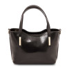 Стильна сумка невеликого розміру Amelia Tuscany Leather TL142406 Black