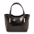 Стильна сумка невеликого розміру Amelia Tuscany Leather TL142406 Black - Фотографія № 100