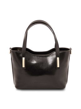 Стильна сумка невеликого розміру Amelia Tuscany Leather TL142406 Black