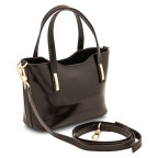 Стильна сумка невеликого розміру Amelia Tuscany Leather TL142406 Black - Фотографія № 101
