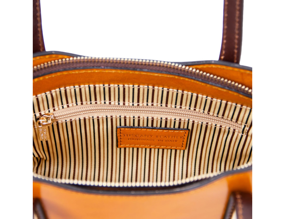 Стильна сумка невеликого розміру Amelia Tuscany Leather TL142406 Med - Фотографія № 7