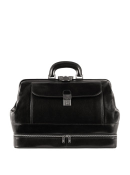 Стильный женский саквояж из натуральной кожи - The Master and Margarita Time Resistance 5191001W