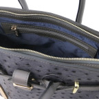 Сіра жіноча сумка зі страусиної шкіри Tuscany Leather TL142120 Gray - Фотографія № 105