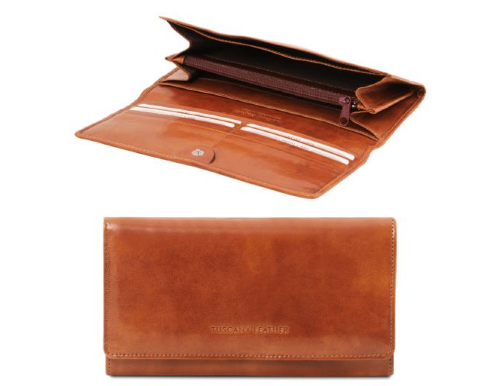 Світло-коричневий жіночий шкіряний гаманець Tuscany Leather TL140787 Med - Фотографія № 1 Світло-коричневий жіночий шкіряний гаманець Tuscany Leather TL140787 Med - Фотографія № 1