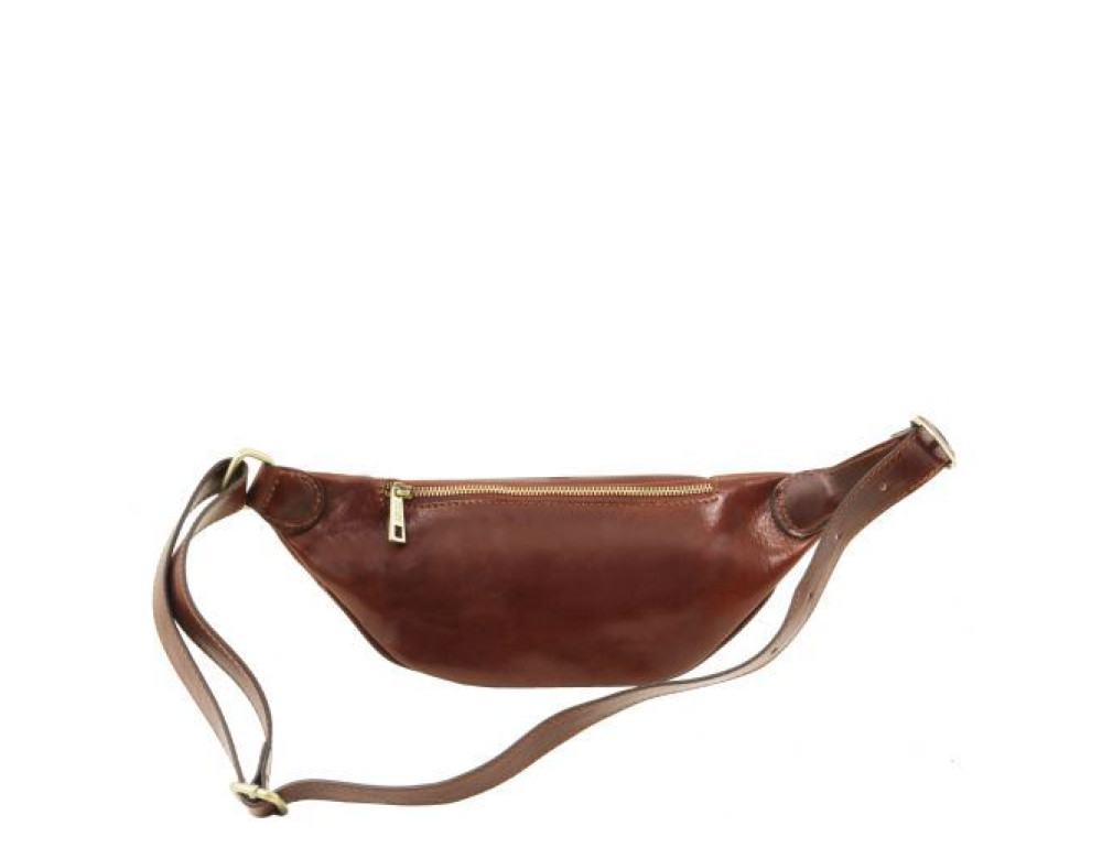 Червона шкіряна сумка на пояс Tuscany Leather TL141797 Red - Фотографія № 3