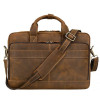 Коричнева вінтажна сумка з натуральної шкіри Tiding Bag t0033