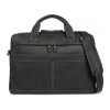 Чорна шкіряна сумка під ноутбук Tiding Bag t0033A Чорна шкіряна сумка під ноутбук Tiding Bag t0033A