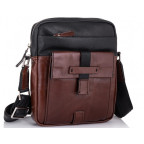 Стильна шкіряна сумка месенджер Tiding Bag t0037 - Фотографія № 100