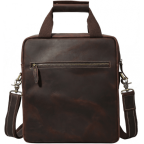 Коричневая мужская сумка-мессенджер Tiding Bag t1072 - Фото № 102