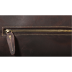 Коричневая мужская сумка-мессенджер Tiding Bag t1072 - Фото № 108