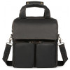 Чёрная мужская сумка-мессенджер Tiding Bag t1072A