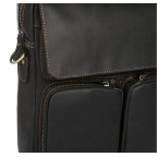 Чёрная мужская сумка-мессенджер Tiding Bag t1072A - Фото № 106