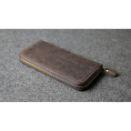 Шкіряний клатч TIDING BAG T4007 коричневий - Фотографія № 105