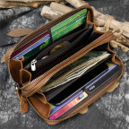 Вінтажний клатч TIDING BAG T4009R коричневий - Фотографія № 101