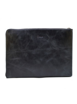 Чёрная кожаная папка-клатч формата А-4 TARWA TA-2559-4lx