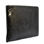 Чёрная кожаная папка-клатч формата А-4 TARWA TA-2559-4lx - Фото № 103