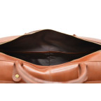 Коричневая дорожная сумка из телячьей кожи TARWA TB-5664-4lx - Фото № 105