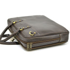 Мужской кожаный портфель TARWA TC-4766-4lx коричневый - Фото № 103