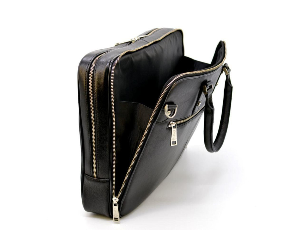 Мужской кожаный портфель TARWA TC-4766-4lx коричневый - Фото № 7