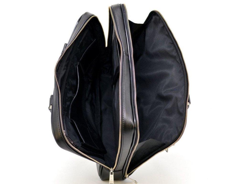 Мужской кожаный портфель TARWA TC-4766-4lx коричневый - Фото № 8