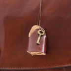 Темно-коричневий шкіряний портфель Tuscany Leather TL142067 DARK BROWN - Фотографія № 108
