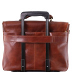 Темно-коричневий шкіряний портфель Tuscany Leather TL142067 DARK BROWN - Фотографія № 113