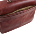 Темно-коричневий шкіряний портфель Tuscany Leather TL142067 DARK BROWN - Фотографія № 114