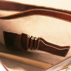 Шкіряний чоловічий портфель Tuscany Leather TL10029 Dark Brown - Фотографія № 104
