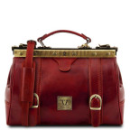 Червоний маленький саквояж Tuscany Leather TL10034 Red - Фотографія № 100