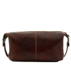 Коричнева шкіряна косметичка ROXY Tuscany Leather TL140349 Brown - Фотографія № 102